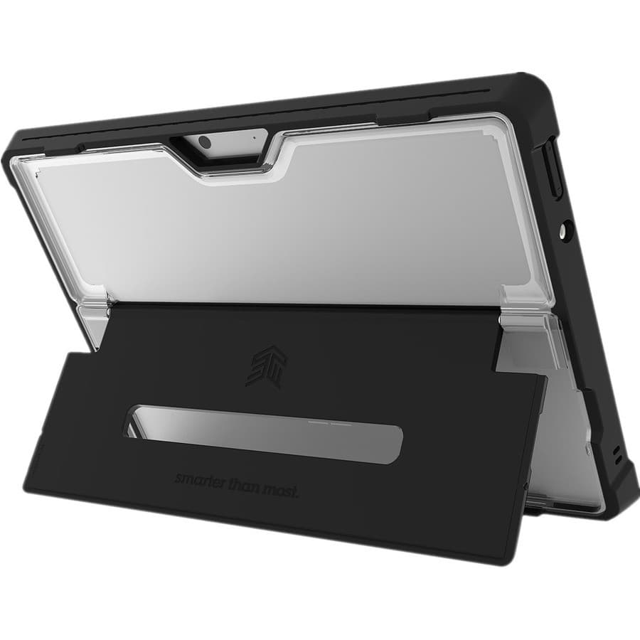 STM Goods Dux Shell Rugged Case for Microsoft Surface Pro 8 Tablet - Textured Bumper - Black