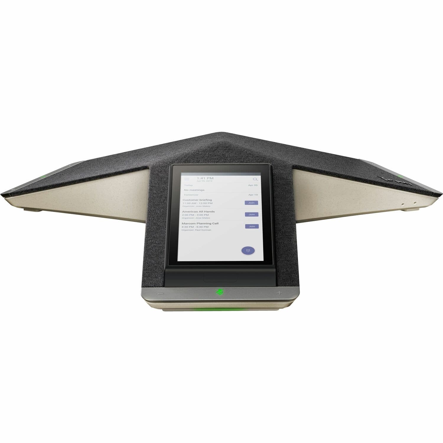 Poly Trio C60 IP Conference Station - Corded/Cordless - Bluetooth, Wi-Fi - 5 Multiple Conferencing - Tabletop - Black