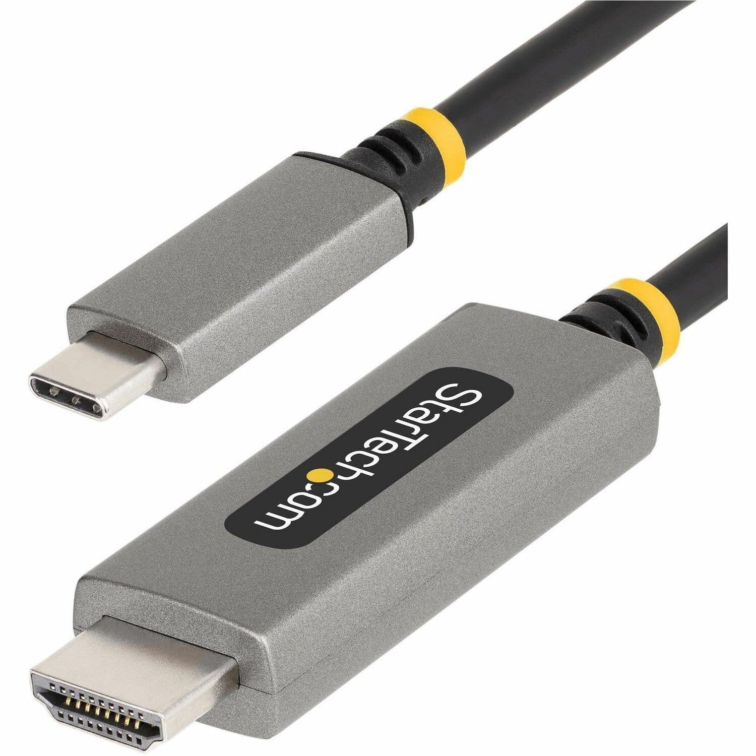StarTech.com 6ft (2m) USB-C to HDMI Adapter Cable, 8K 60Hz, 4K 144Hz, HDR10, USB Type-C to HDMI 2.1 Converter, USB-C/USB4/TB3/4 Compatible