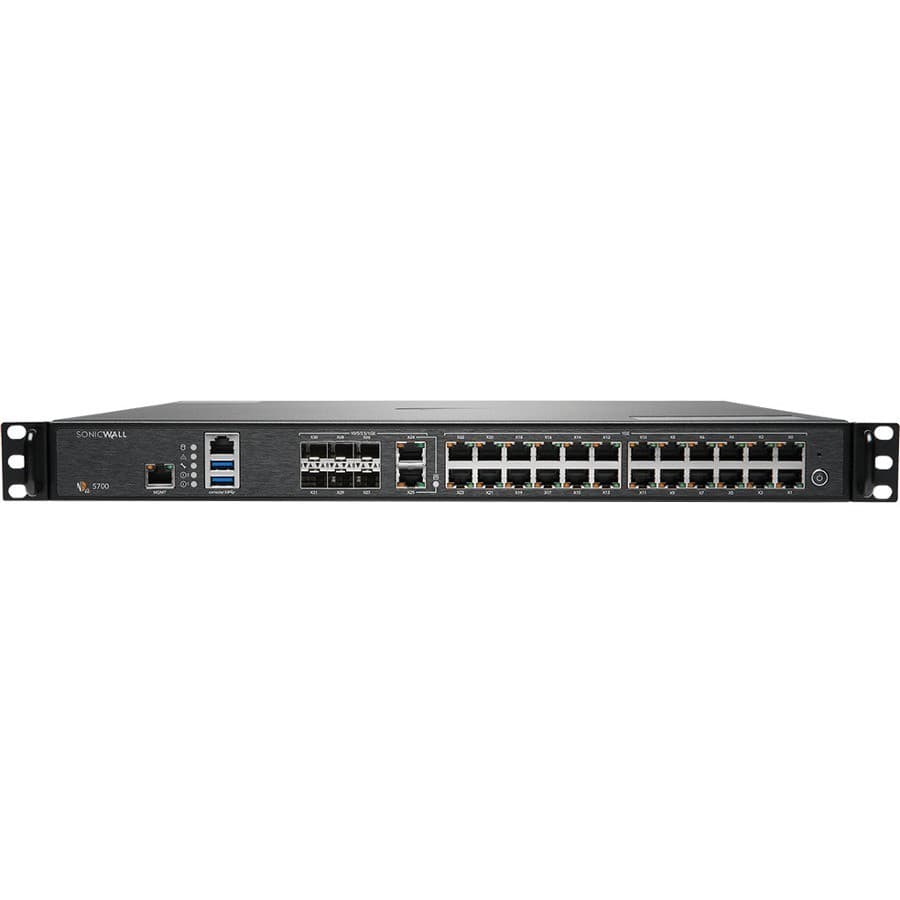 SonicWall 5700 Network Security/Firewall Appliance - 2 Year Secure Upgrade Plus Advanced Edition - TAA Compliant