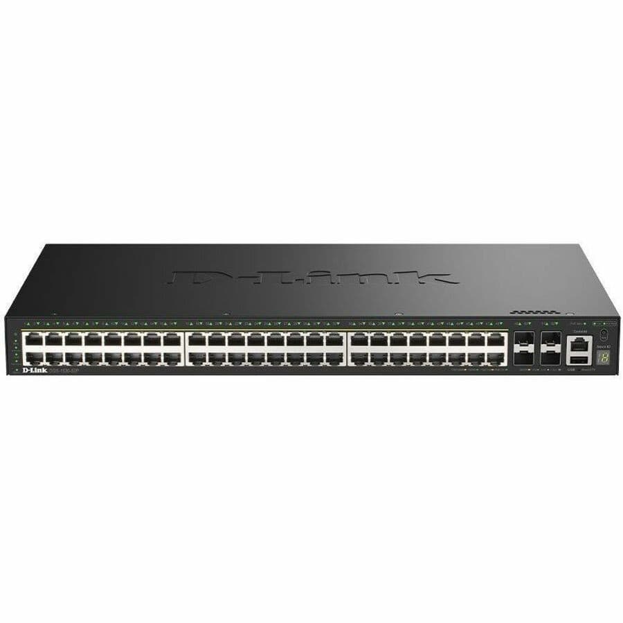 D-Link DGS-1530 DGS-1530-52P 48 Ports Manageable Ethernet Switch - Gigabit Ethernet, 10 Gigabit Ethernet - 10/100/1000Base-T, 10GBase-X