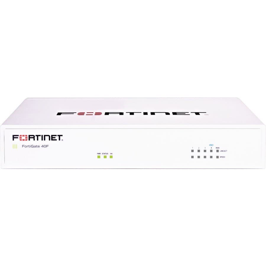 Fortinet FortiGate FG-40F Network Security/Firewall Appliance - 5 Year 24x7 FortiCare and FortiGuard Unified (UTM) Protection