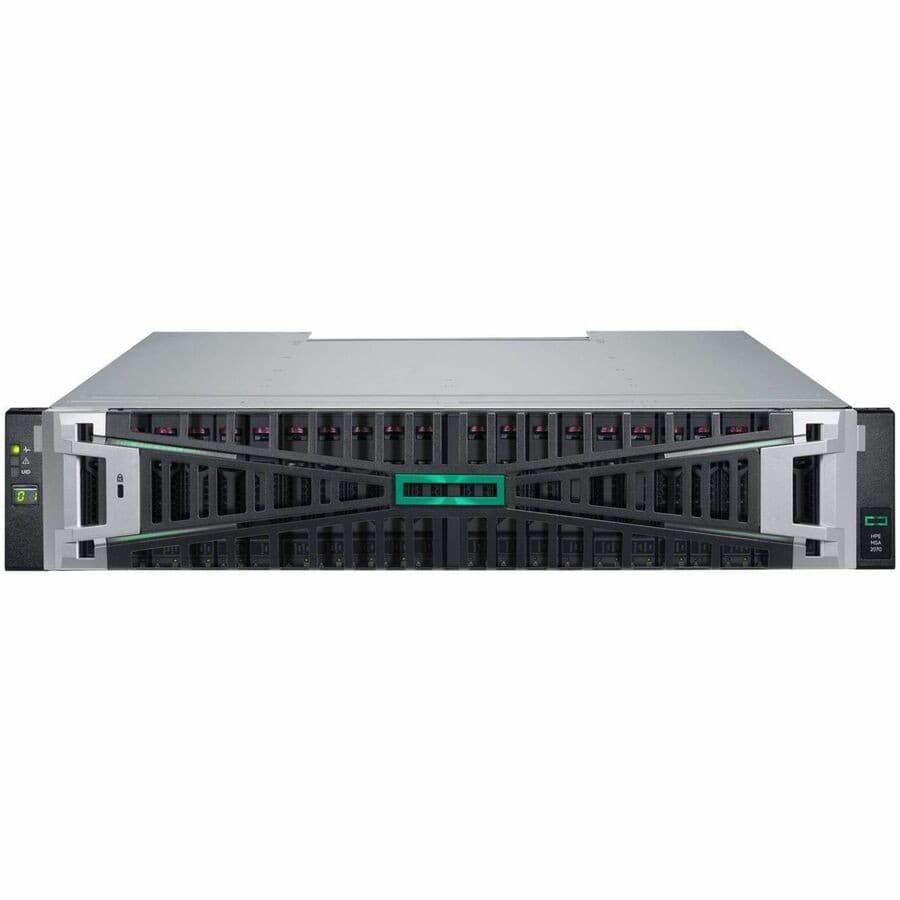 HPE MSA 2070 24 x Total Bays SAN Storage System - 2U Rack-mountable
