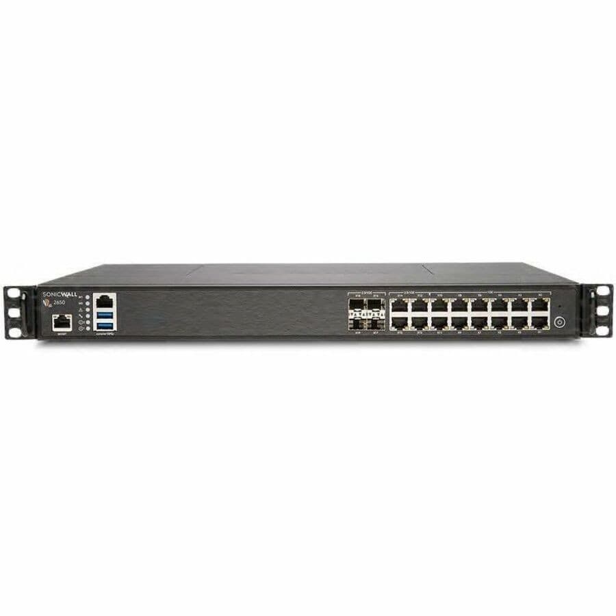 SonicWall 2650 Network Security/Firewall Appliance - 1 Year Advanced Gateway Security Suite
