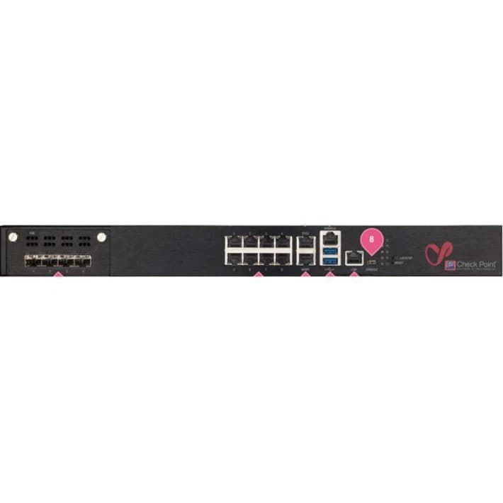 Check Point Quantum 6600 Network Security/Firewall Appliance - 1 Year SandBlast (SNBT) Security Subscription