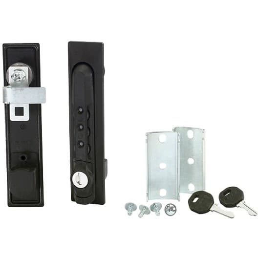 APC by Schneider Electric Rack-mountable Rack Door Handle for Enclosure - Black