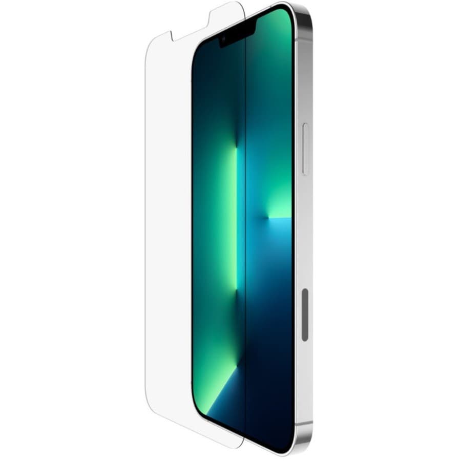 Belkin ScreenForce 9H Tempered Glass Screen Protector for iPhone 14, iPhone 13, iPhone 13 Pro - Crystal Clear