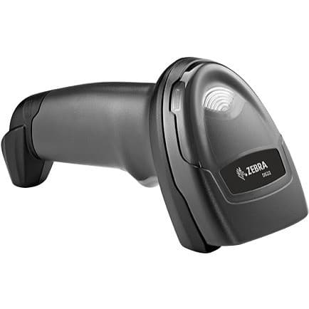 Zebra DS2208-SR Retail, Hospitality, Transportation, Logistics, Government Handheld Barcode Scanner Kit - Cable Connectivity - Twilight Black - USB Cable Included