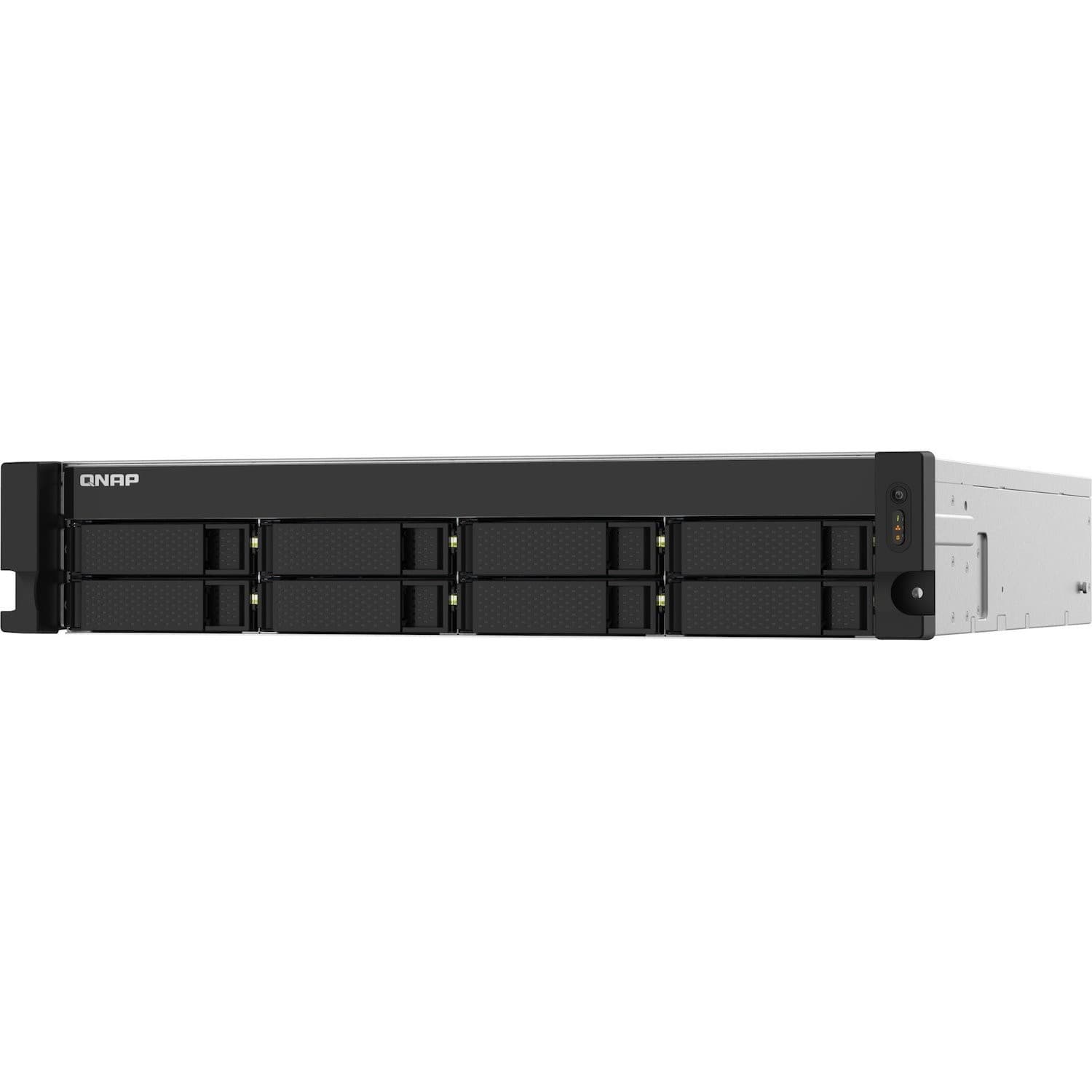 QNAP TS-832PXU-RP-4G 8 x Total Bays SAN/NAS Storage System - 512 MB Flash Memory Capacity - Annapurna Labs Alpine AL-324 Quad-core (4 Core) 1.70 GHz - 4 GB RAM - DDR4 SDRAM - 2U Rack-mountable