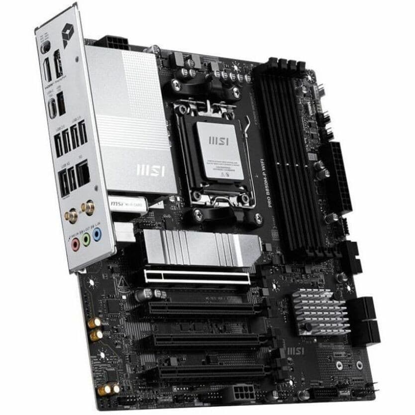 MSI B850M-P WIFI Gaming Desktop Motherboard - AMD B850 Chipset - Socket AM5 - Micro ATX