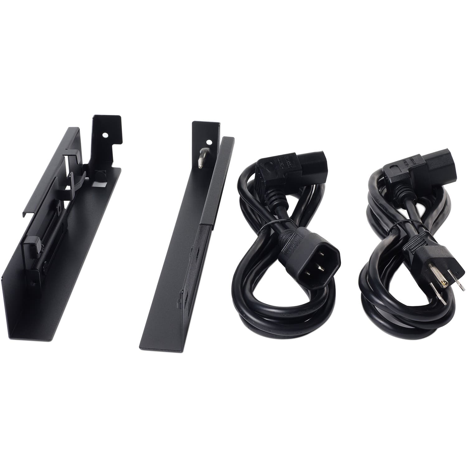 APC by Schneider Electric Rack Mount for KVM Switch - Black - TAA Compliant
