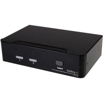 StarTech.com 2 Port USB DisplayPort KVM Switch with Audio