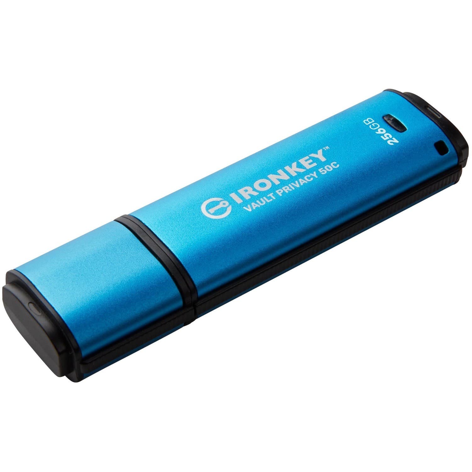 IronKey Vault Privacy 50 Series IKVP50C 256 GB USB 3.2 (Gen 1) Type C Flash Drive - 256-bit AES - TAA Compliant