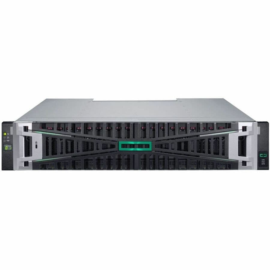 HPE MSA 2070 24 x Total Bays SAN Storage System - 12 x 1.92TB SSD - 2U Rack-mountable