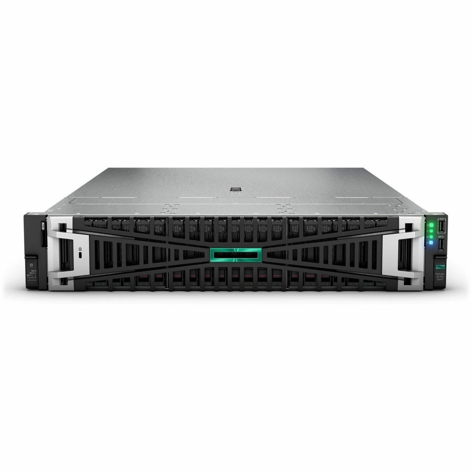 HPE ProLiant DL345 G11 2U Rack Server - 1 x AMD EPYC 9115 2.60 GHz - 64 GB RAM - 1.88 TB SSD - (2 x 960GB) SSD Configuration - Serial ATA/600 Controller