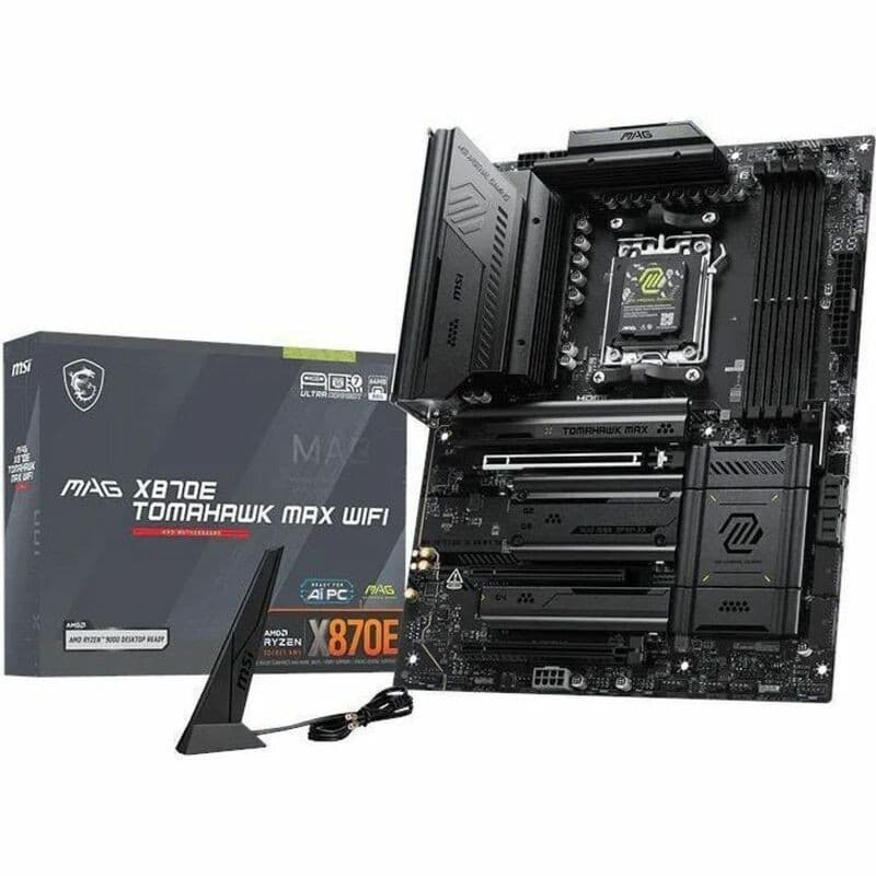 MSI MAG X870E TOMAHAWK MAX WIFI Gaming Desktop Motherboard - AMD X870E Chipset - Socket AM5 - ATX